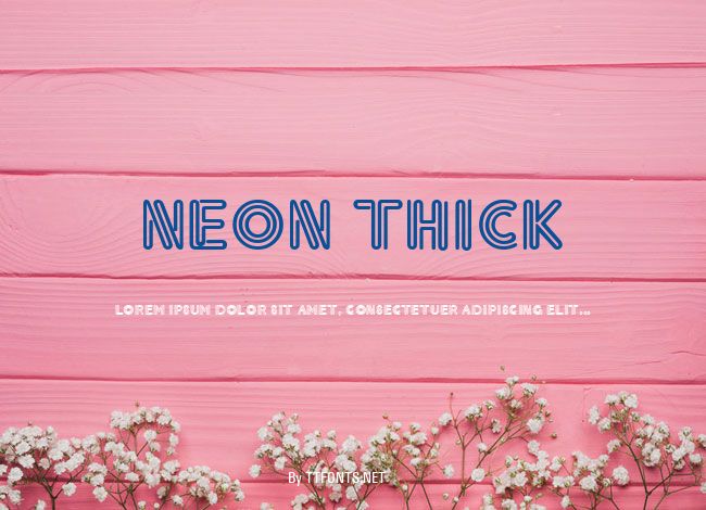 Neon Thick example